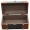 Vintage Inspired Decorative Wooden Treasure Chest and Shoe Box with Handle and Strap Ideal as Keepsake Box, Jewelry Box, Photo Storage Box for Shelves, Dresser or Table Top